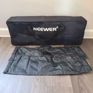 NEEWER Lighting Kit Tripod Carrying Case Bag 2 Pouches Extra Large Black 29" New